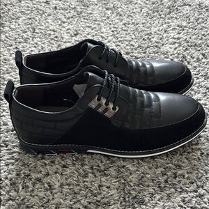 Men's Black Leather Shoes